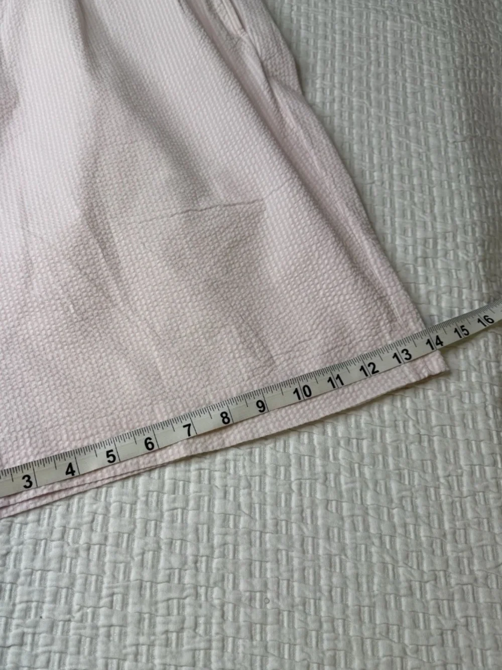 Polo Ralph Lauren Shorts Mens 42T Pink White Striped Seersucker Preppy Classic